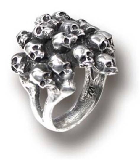 Alchemy Skulls Charnalite Ring